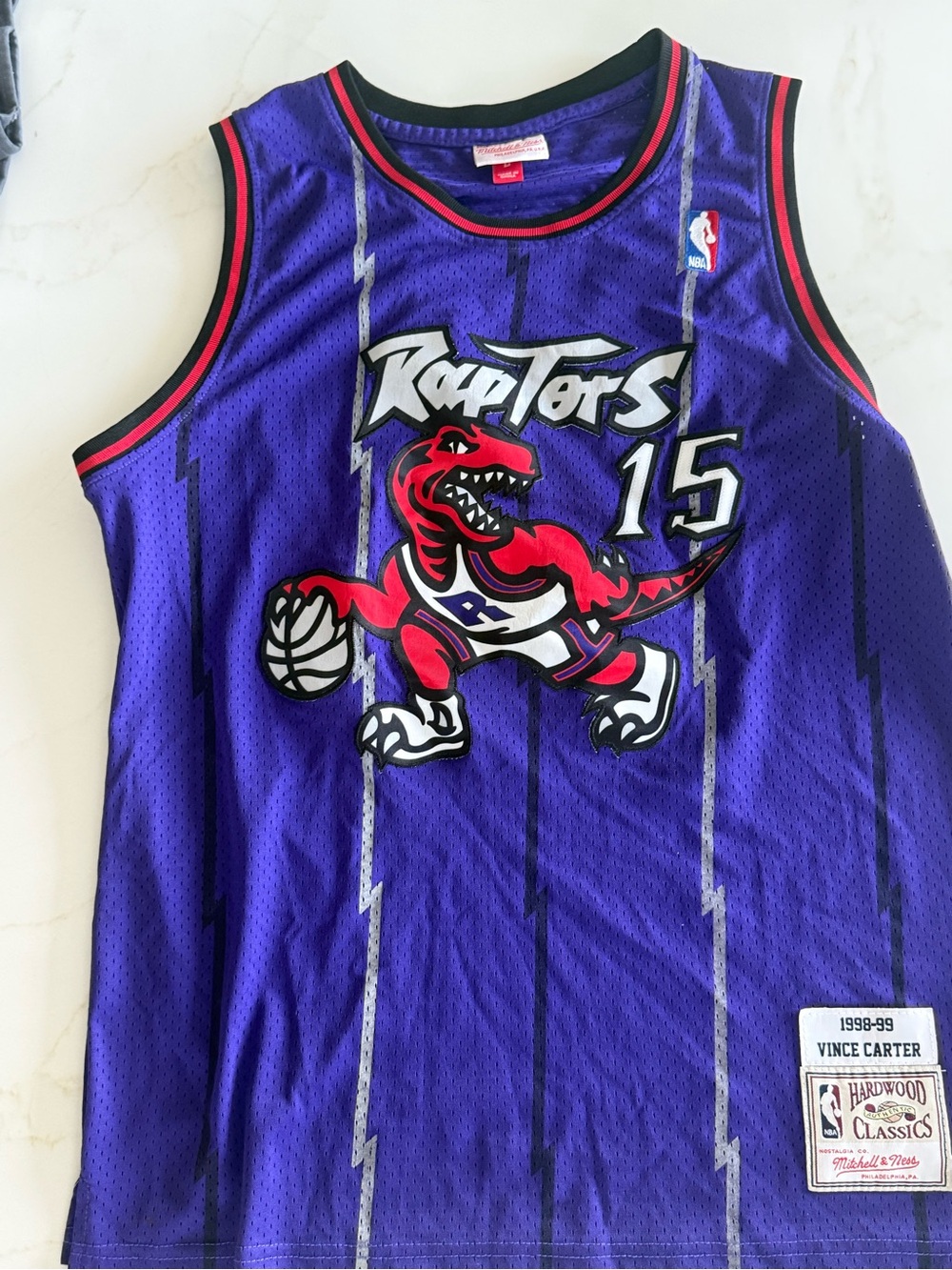 Mitchell & Ness Hardwood Classics Vince Carter Toronto Raptors 1998-99 Jersey